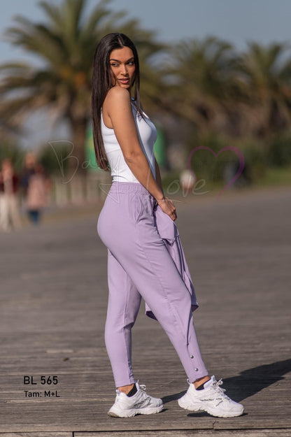 Trousers with placket Ref. 244565