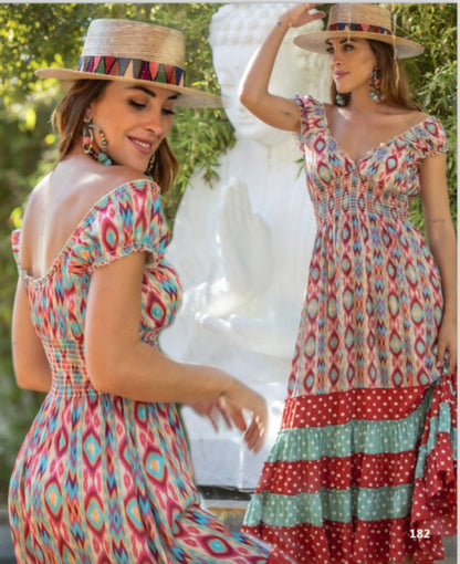 Midi dress with print Ref. 1742375