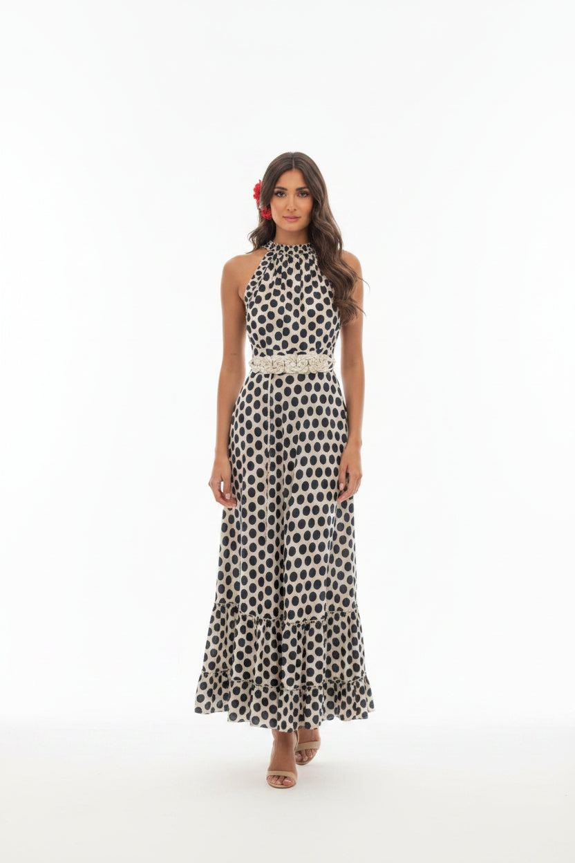 Long dress with polka dot pattern Ref. 2172374
