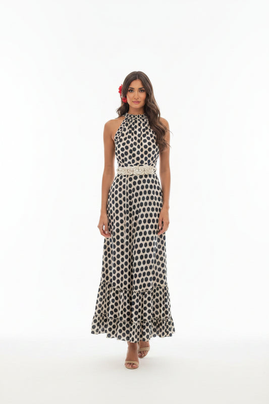 Long dress with polka dot pattern Ref. 2172374