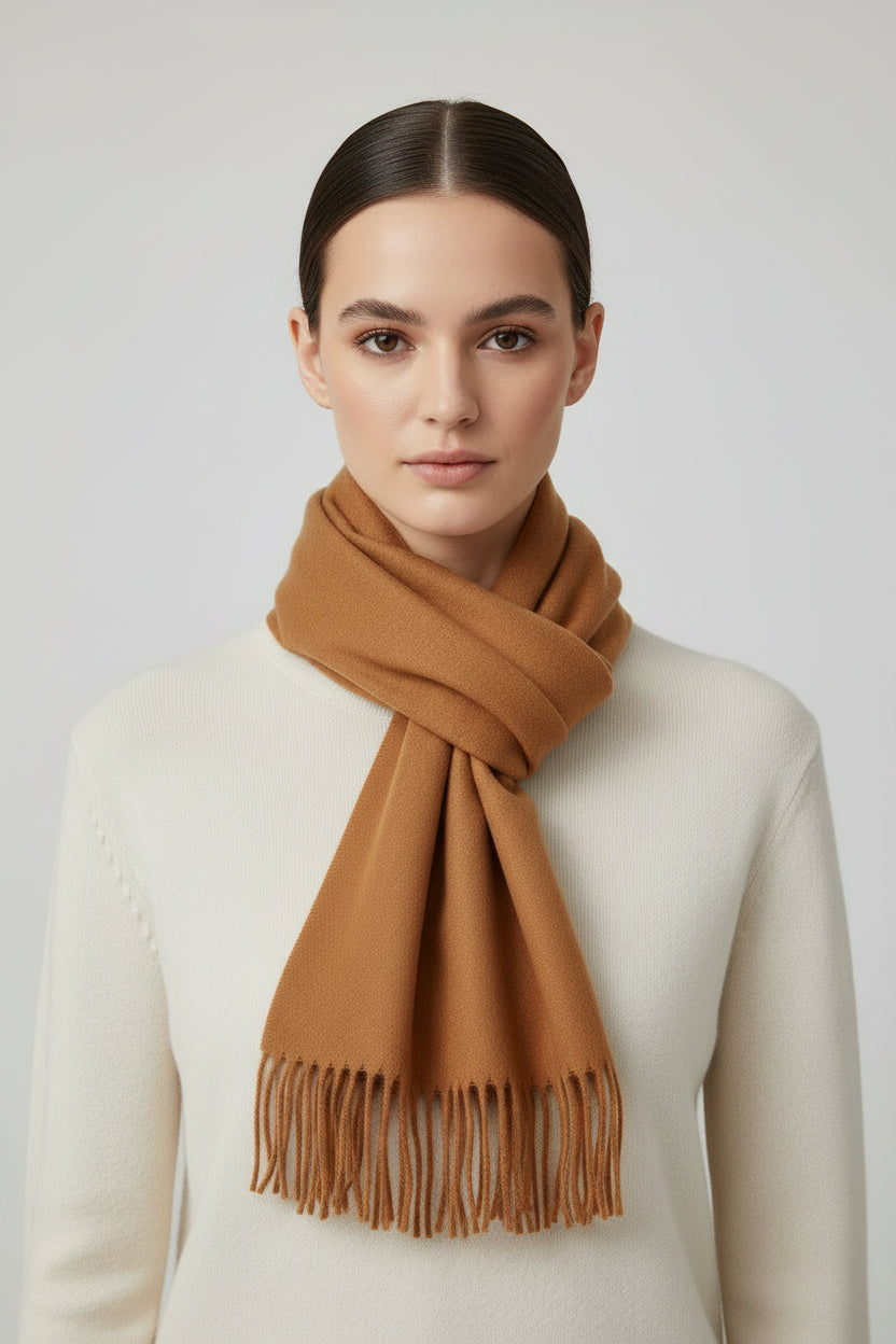 Lenço liso de inverno