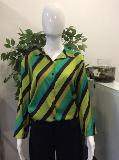 Camisa às listas com botões Ref. 1000000690569