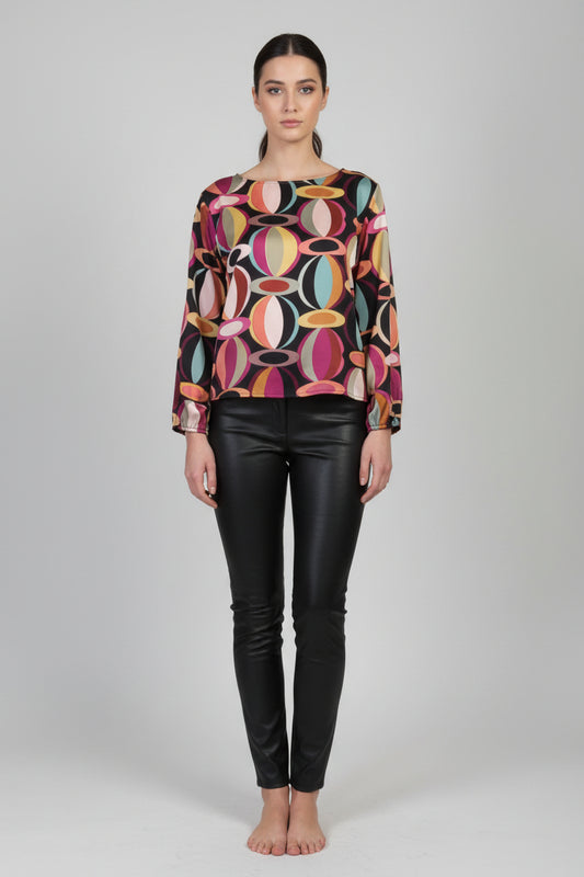 Calça legging em eco pele Ref.9800020669178
