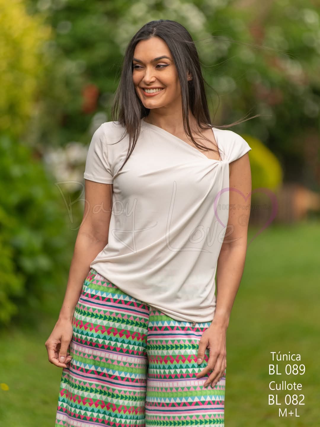 Plain tunic with knot Ref. 254089