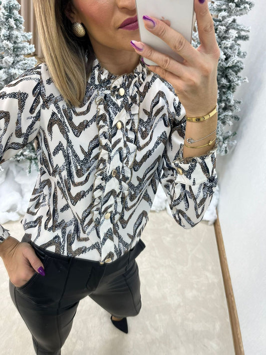 Camisa com padrão Ref. 3551