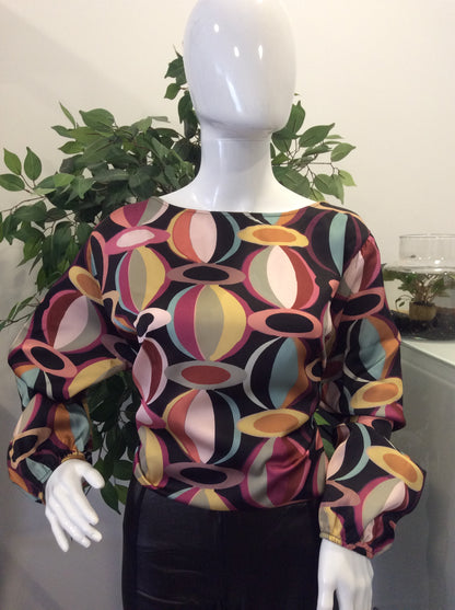 Camisa com padrão manga longa Ref. 231418