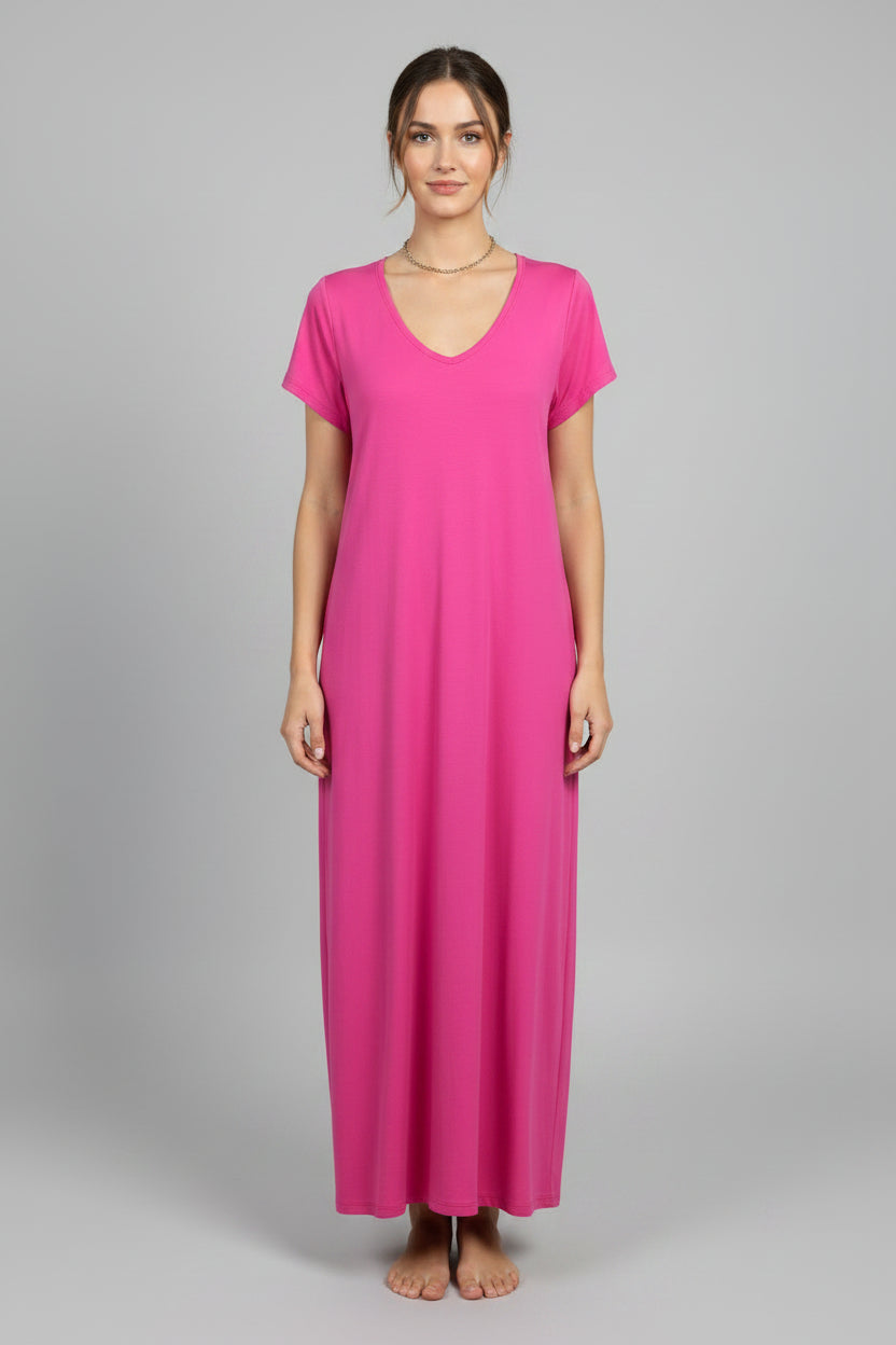 Vestido Longo Liso