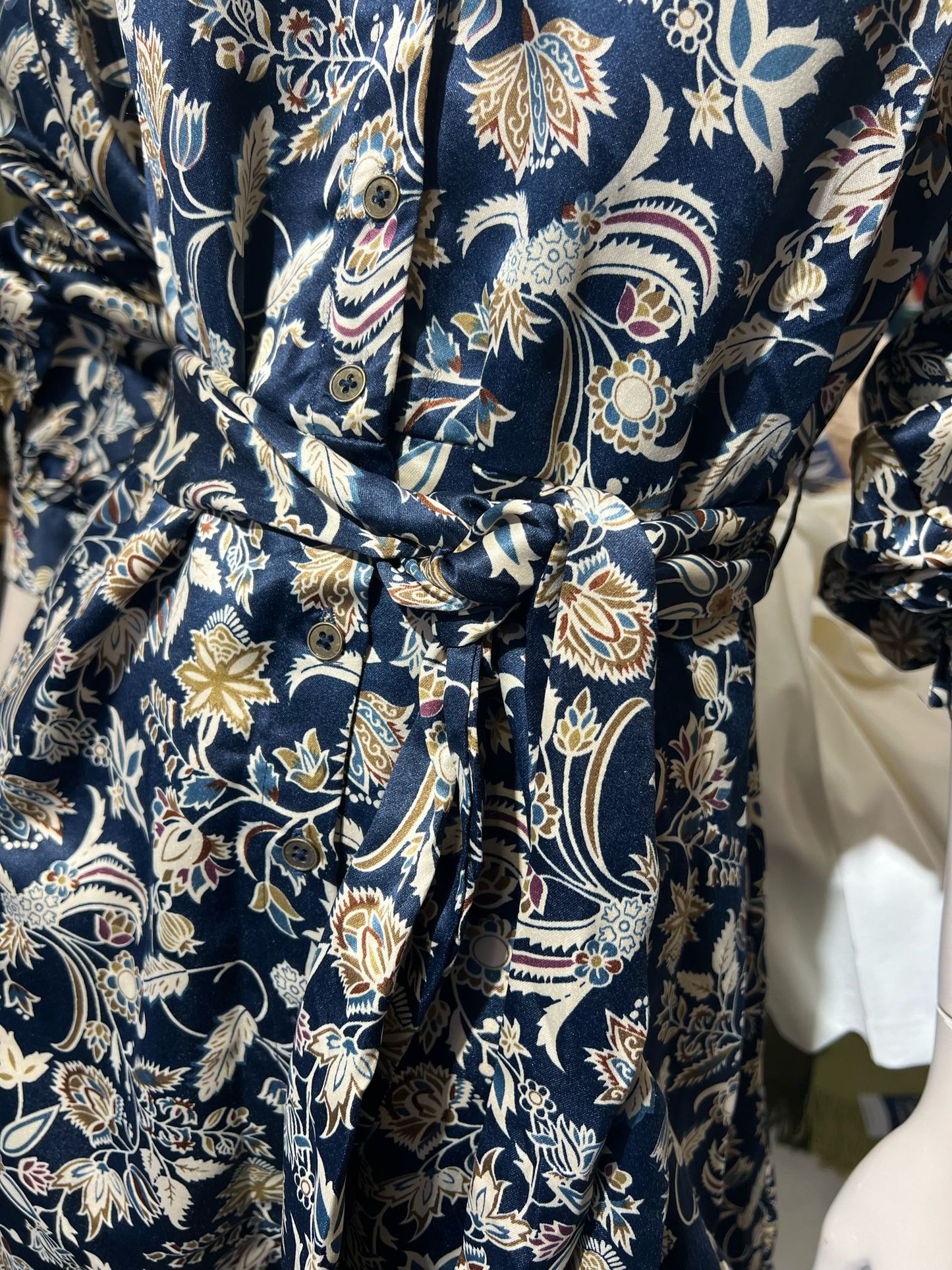 Vestido midi com padrão Ref. 8434820