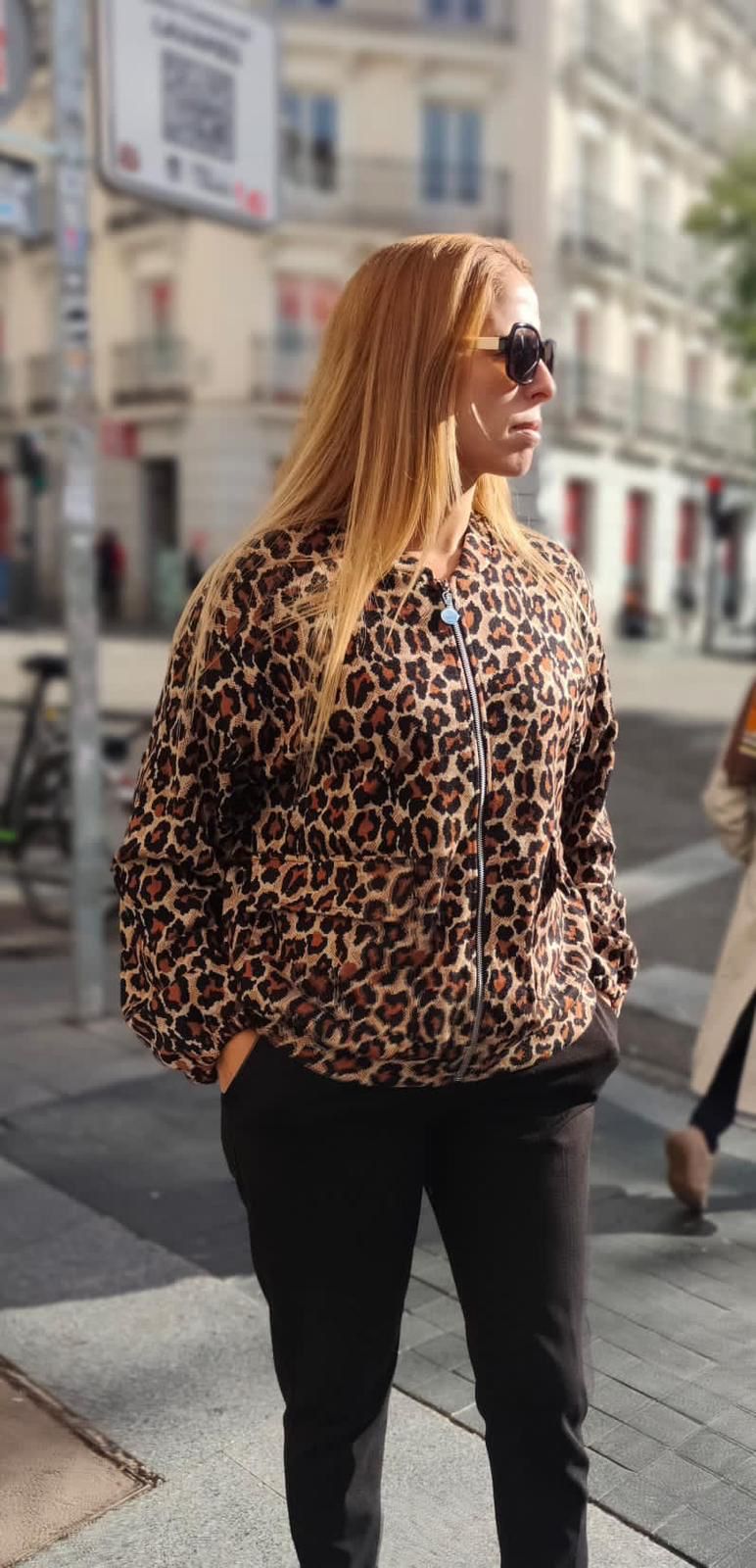 Casaco bomber animal print Ref. 2413835