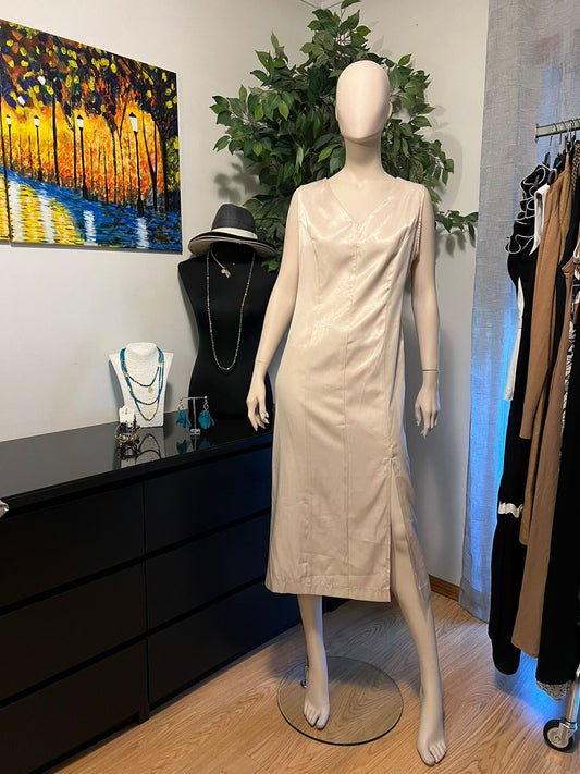 Vestido midi liso Ref. 26418