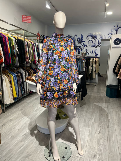 Vestido curto com padrão Ref. 4482206