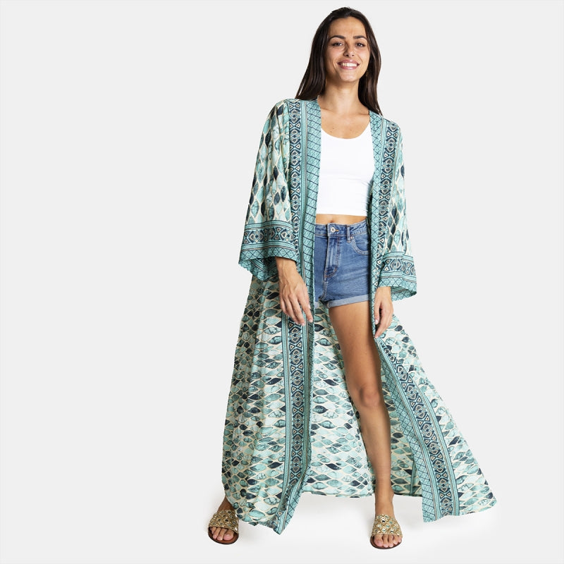 Long coat with print Ref. 0464033