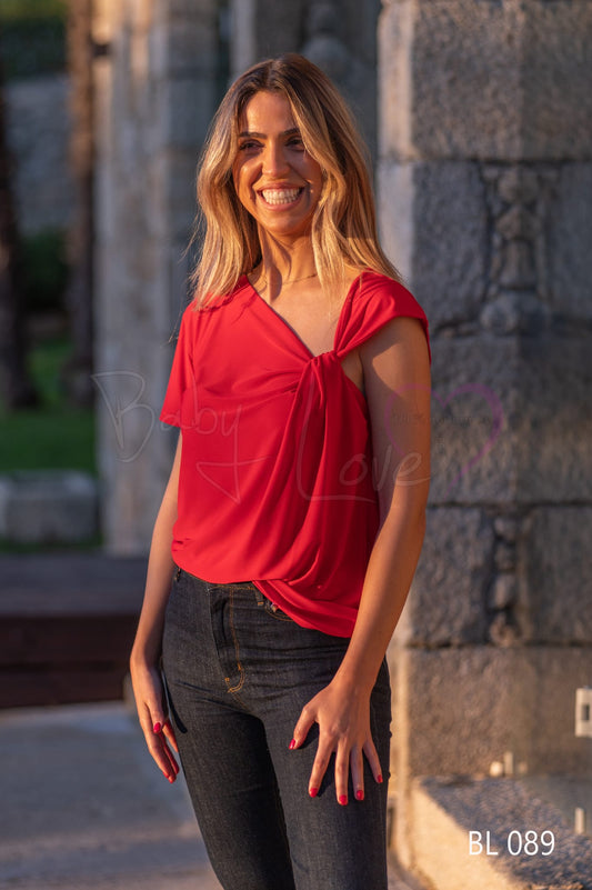 Plain tunic with knot Ref. 254089
