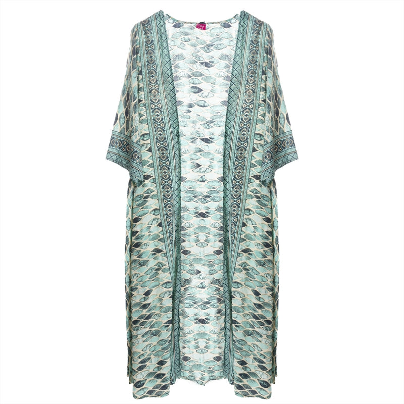 Long coat with print Ref. 0464033