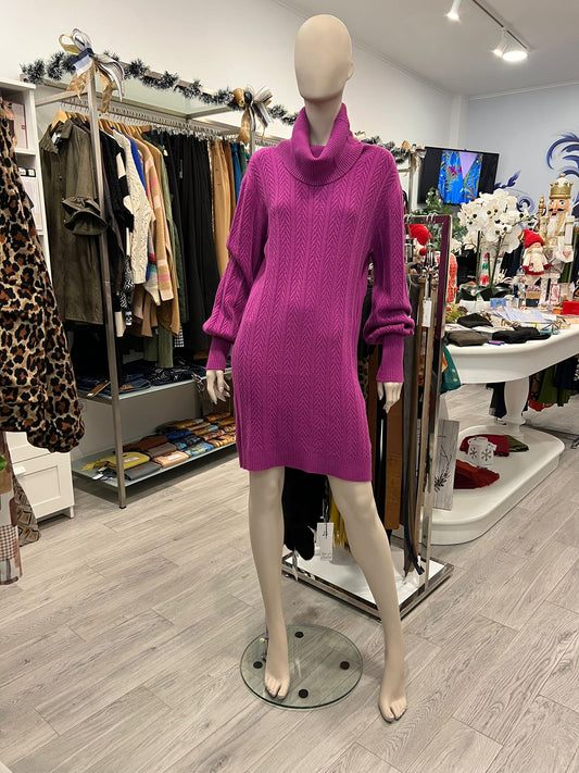 Vestido de malha liso. Ref. A2072