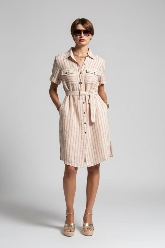 Vestido curto com padrão