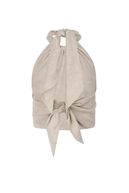 Linen sequinned top Ref. 250901