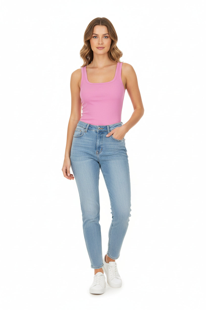 Plain ribbed top