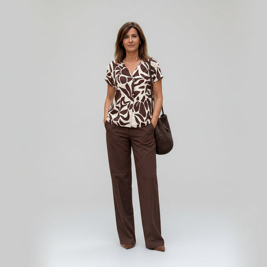 Patterned tunic