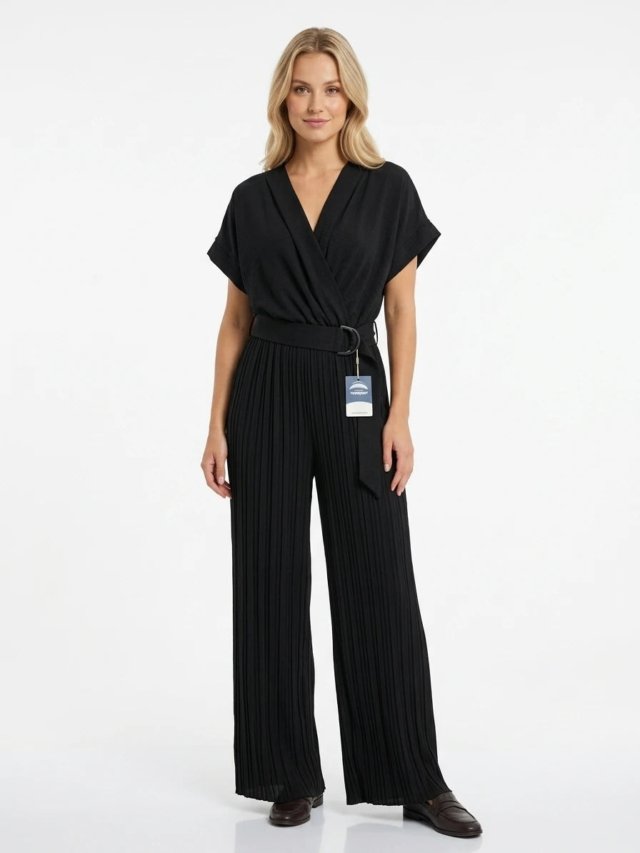 Plain long jumpsuit