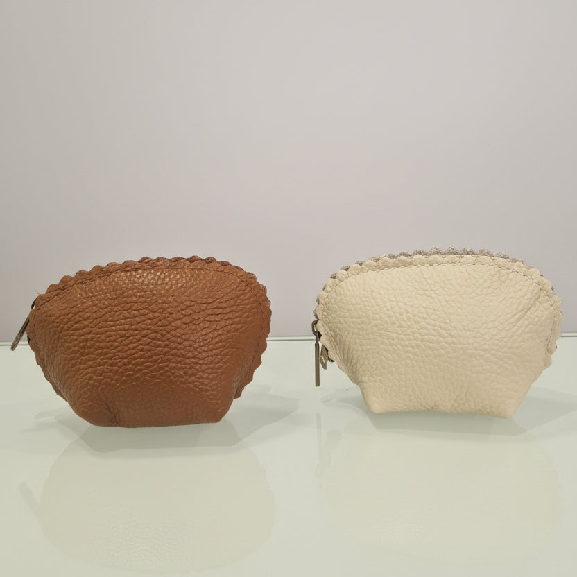 Leather coin purse