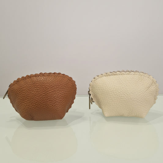 Leather coin purse