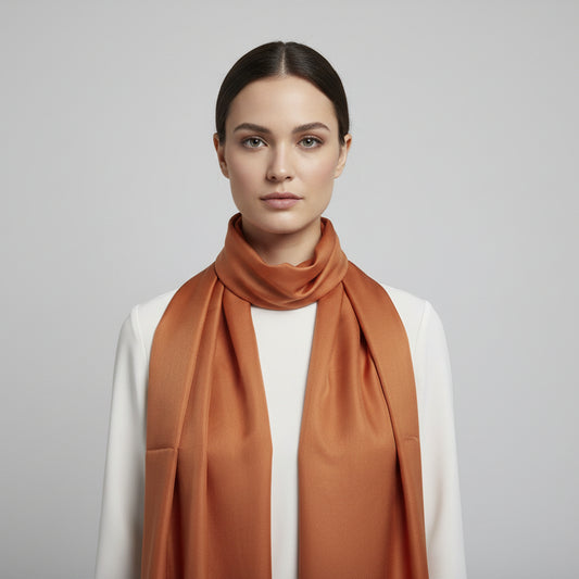 Plain scarf