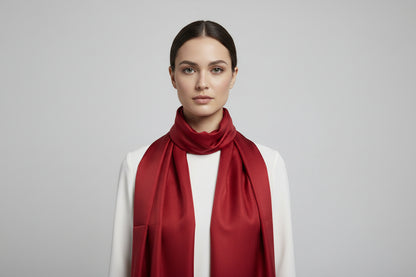 Plain scarf
