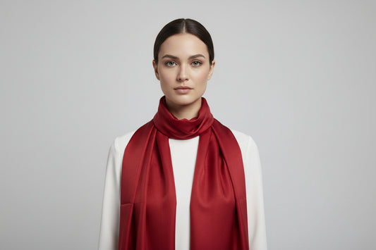 Plain scarf