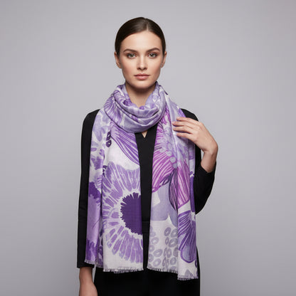 Patterned scarf