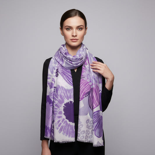 Patterned scarf