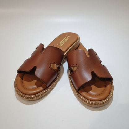 Leather slipper