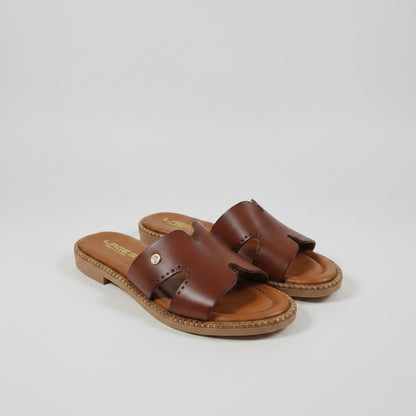 Leather slipper
