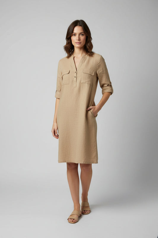 Vestido curto liso