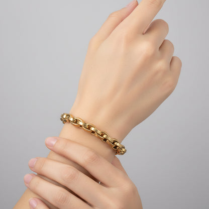 Costume jewellery - thick/double bracelet
