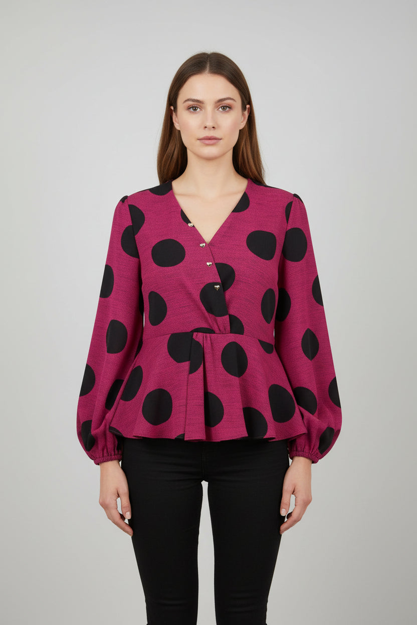 Standard tunic with polka dots Ref. 246502