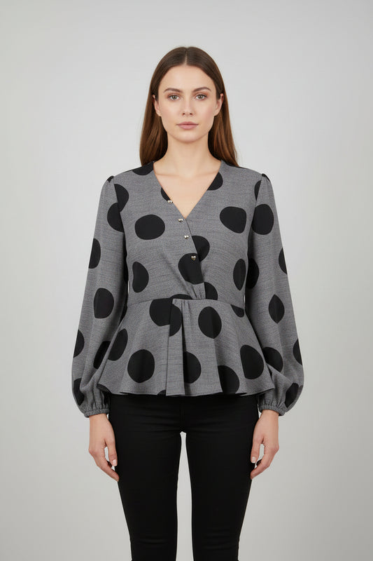 Standard tunic with polka dots Ref. 246502