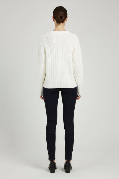 Plain straight trousers