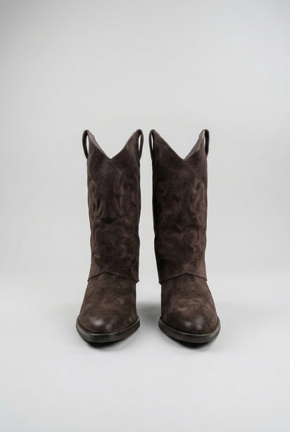 Bota texana em pele