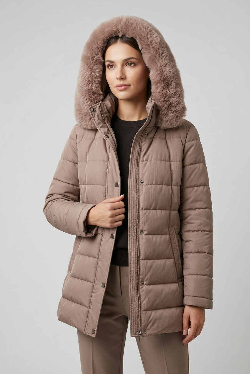 Parka com carapuço