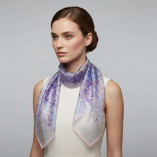 Small patterned scarf