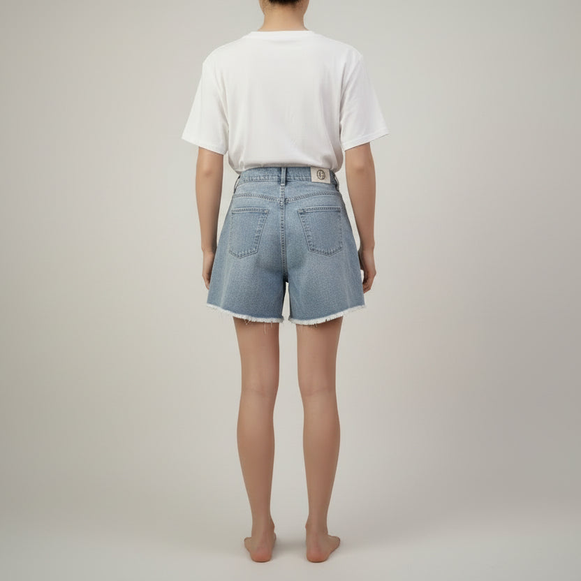 Denim shorts