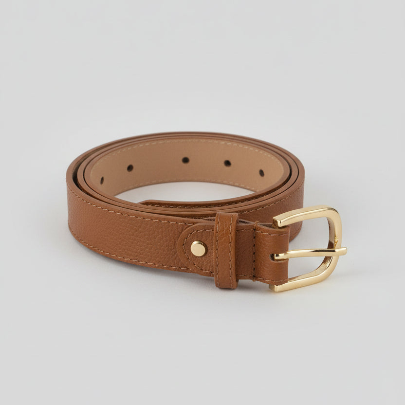 Leather belt