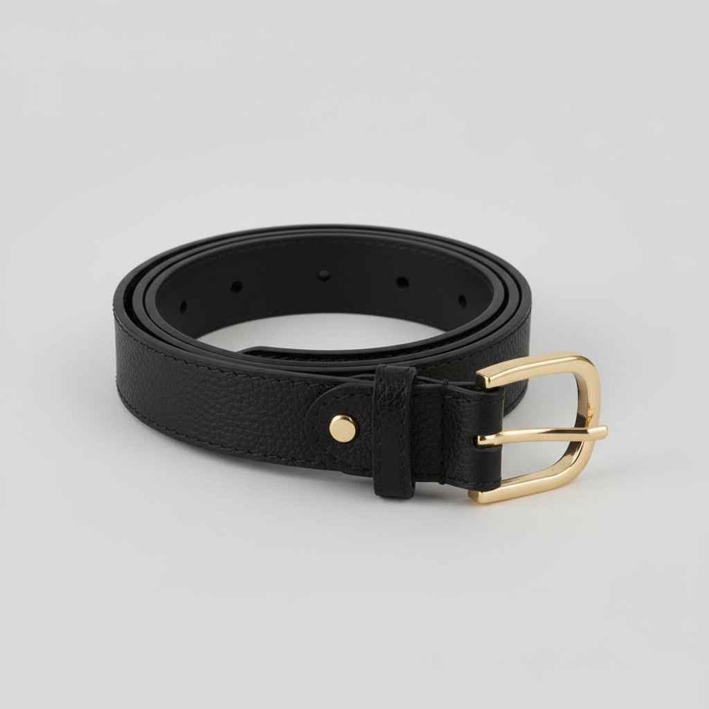 Leather belt