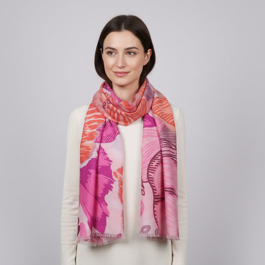 Patterned scarf