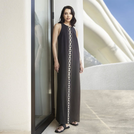 Long dress with detail