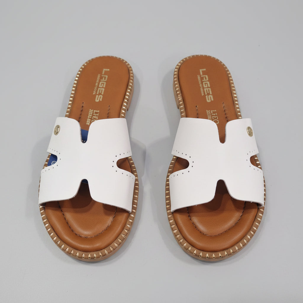 Leather slipper