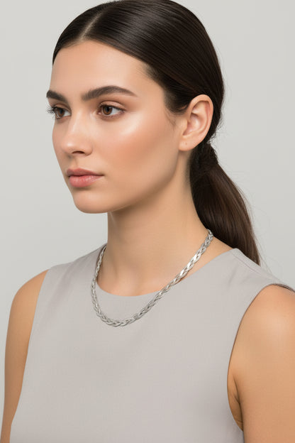 Jewelry Thick/Double Stainless Steel Necklace