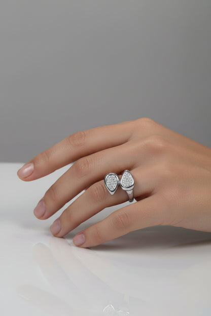 Ring with stones and doubles