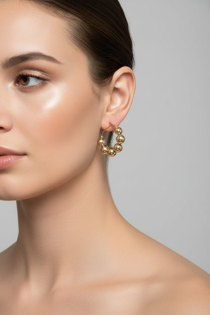 Costume Jewelry Large Stainless Steel Earrings Ref. 2021234
